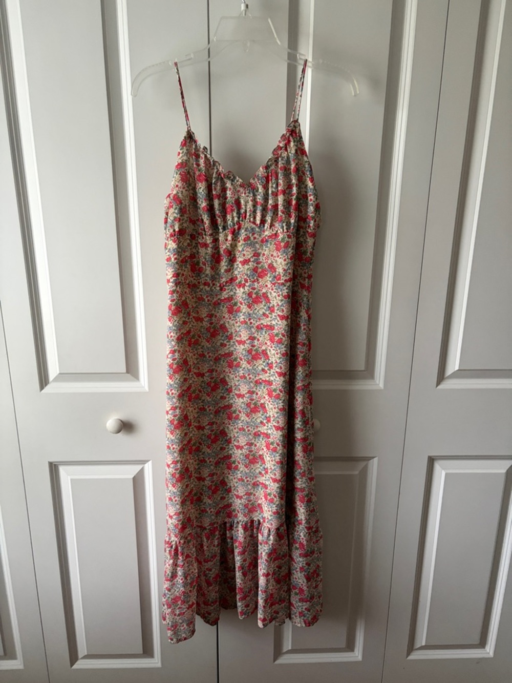 Dress Forum Floral Midi Babydoll Dress Women's Size Medium - Picture 2 of 5